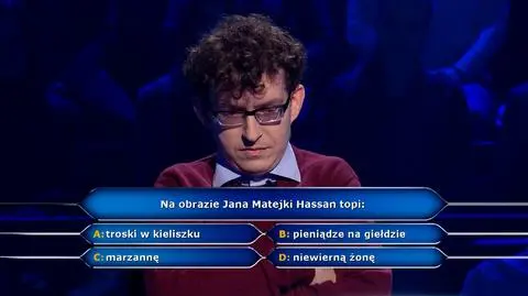 Pytanie w "Milionerach" o obraz Jana Matejki