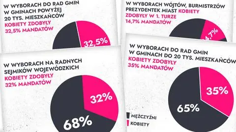 Ponad dwie trzecie radnych to mężczyźni. Poprawa jest minimalna