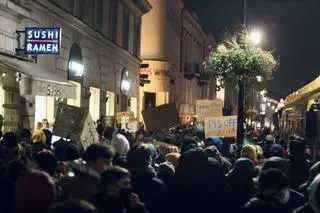 Protest na Nowym Świecie