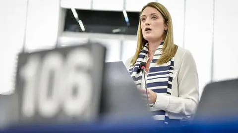 Robeta Metsola zabrała głos w czasie debaty na temat praworządności w Polsce