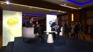 Ben Wallace w rozmowie z Janem Niedziałkiem podczas Warsaw Security Forum
