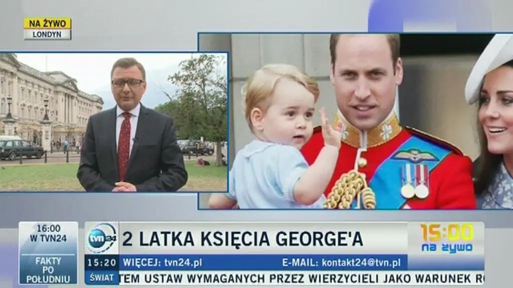 Książę George obchodzi drugie urodziny