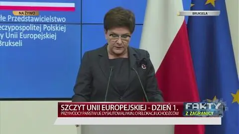 Szydło: zaapelowałam o przyspieszenie działań KE ws