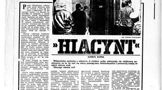 W 1985 roku przeprowadzono akcję "Hiacynt"