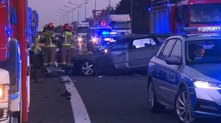 Śmiertelny wypadek na A4 w Sośnicowicach