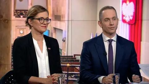 Magdalena Biejat i Cezary Tomczyk w "Faktach po Faktach"