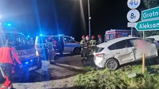 Nie ustąpiła pierwszeństwa i doprowadziła do zderzenia. Sześć osób rannych, wśród nich dziecko