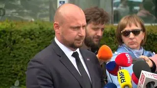 Jacek Siewiera w rozmowie z mediami