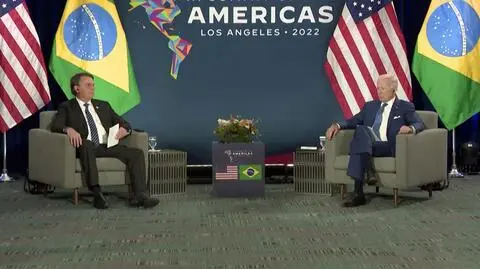 Joe Biden i Jair Bolsonaro spotkali się po raz pierwszy