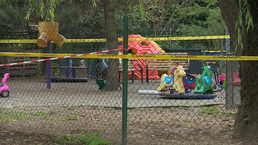 Plac zabaw w Zabierzowie (wrzesień 2023 r.)