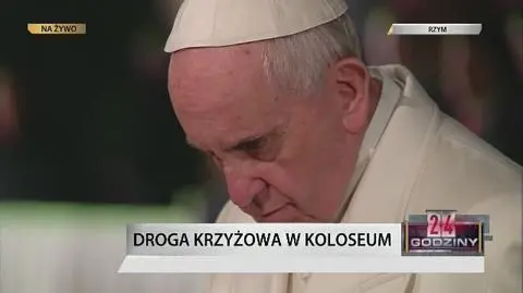 Tysiące wiernych wzmocnione środki bezpieczeństwa. Droga Krzyżowa w Koloseum