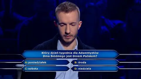 "Milionerzy": pytanie za 40 tysięcy zł zaskoczyło zawodnika