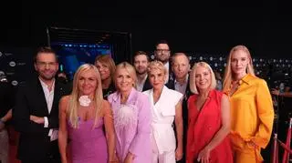 Dziennikarze TVN24 podczas prezentacji ramówki jesiennej TVN 2022