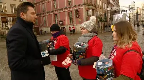 W Gdańsku trwają kwesty wolontariuszy WOŚP i Hospicjum im. ks. Dutkiewicza