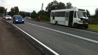 Największych obrażeń doznał kierowca karetki