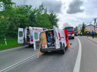 Do wypadku doszło na drodze wojewódzkiej nr 753 w Bielinach