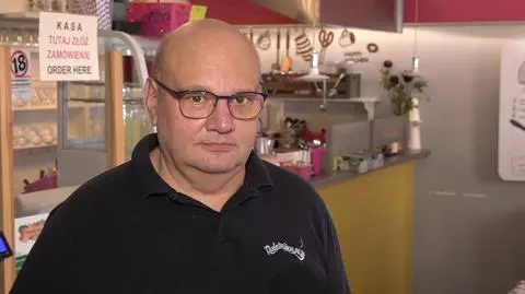 Pan Krzysztof prowadzi w Gdańsku naleśnikarnię 