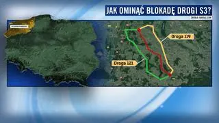 Fragment S3 na węźle Pyrzyce ma być zablokowany do godziny 22.