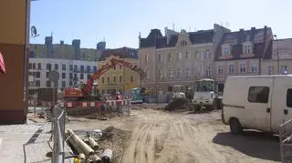 Prace przy rynku na Psim Polu
