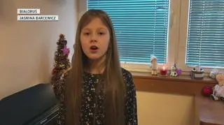 Jasmina Barcewicz sings "Silent Night" in Russian