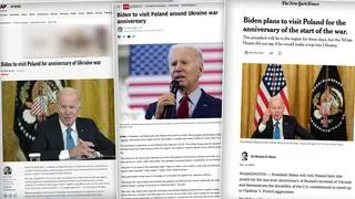 Światowe media odnotowały zapowiedź wizyty Joe Bidena w Polsce