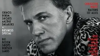 Christoph Waltz na okładce niemieckiej edycji "GQ", marzec 2011