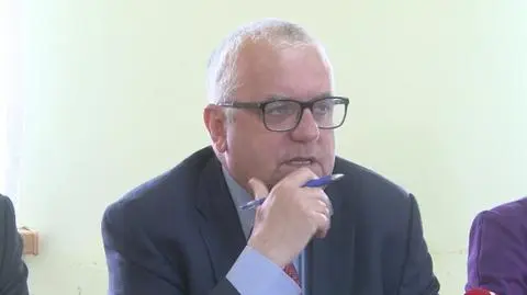 Wiceprezes PiS Adam Lipiński podczas spotkania z wyborcami