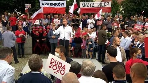Andrzej Duda w Czarnkowie