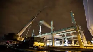 Prace prowadzone są nocą