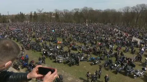 Zjazd motocyklowy na Jasnej Górze