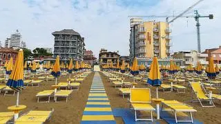 Kurort w Jesolo latem przyciąga tłumy turystów