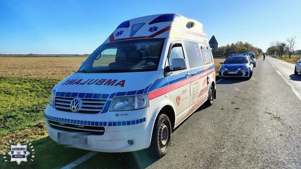 Uciekał karetką przed policją