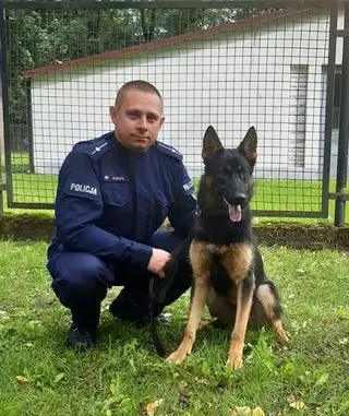 Policyjny pies Polon wytropił kierowcę 