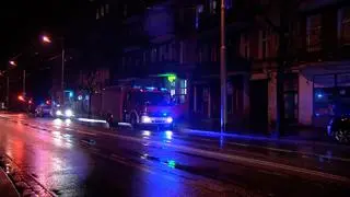 Pożar we wrocławskiej kamienicy
