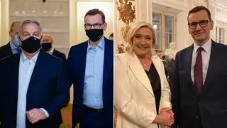 Mateusz Morawiecki spotkał się z Marine Le Pen i Viktorem Orbanem