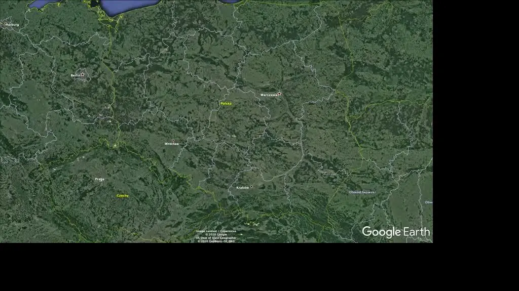 mapka krakow