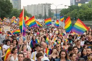 Marsz poparcia dla społeczności LGBT w Polsce