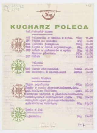 Dyskretny urok kalki. Menu restauracji Rzym w Suchej Beskidzkiej