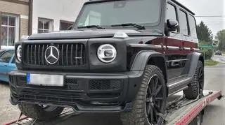 Stratę mercedesa zgłosił niemiecki bank