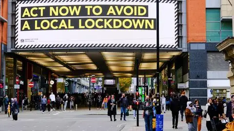 Koronawirus w Manchesterze