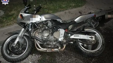 Motocyklista na przejściu potrącił 12-latka. Obaj trafili do szpitala z poważnymi obrażeniami