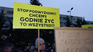 Mieszkańcy w proteście wyszli na ulice