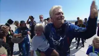 Richard Branson wylądował