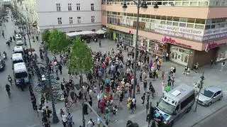 Manifestacja solidarności z członkami Marszu Równości z Białegostoku 
