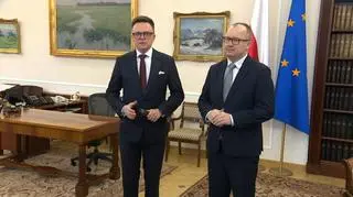 Szymon Hołownia and Adam Bodnar