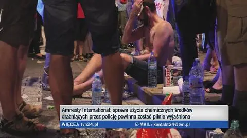 Amnesty International domaga się wyjaśnień ws. użycia gazu