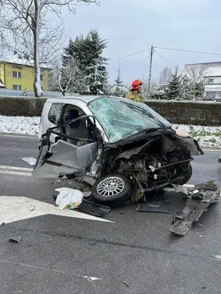 Wypadek w miejscowości Prandocin-Iły (woj. małopolskie)