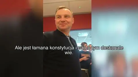 Prezydent Duda wraz z małżonką w lokalu gastronomicznym. Pytania o łamanie konstytucji