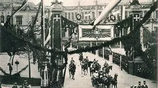 Cesarz Wilhelm II podczas wizyty w Breslau