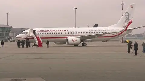 Nowy samolot polityków ochrzczony